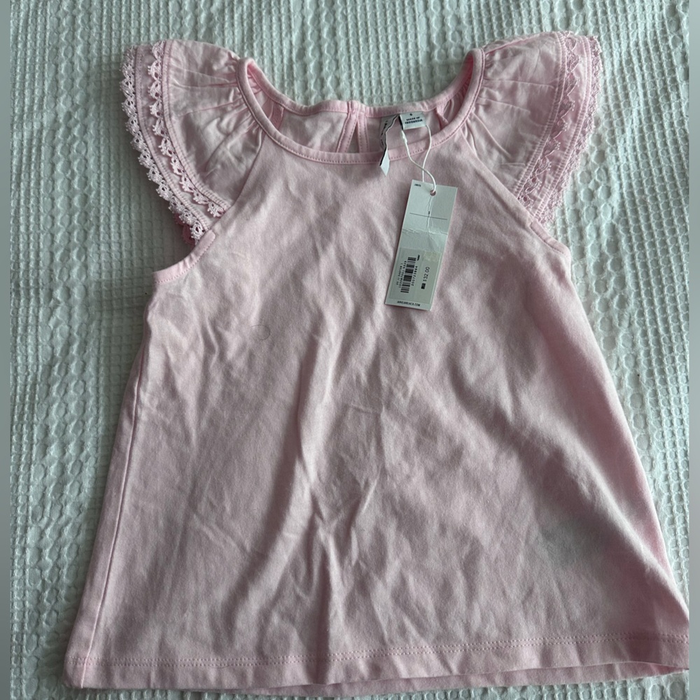 NWT Janie and Jack Soft Pink Top